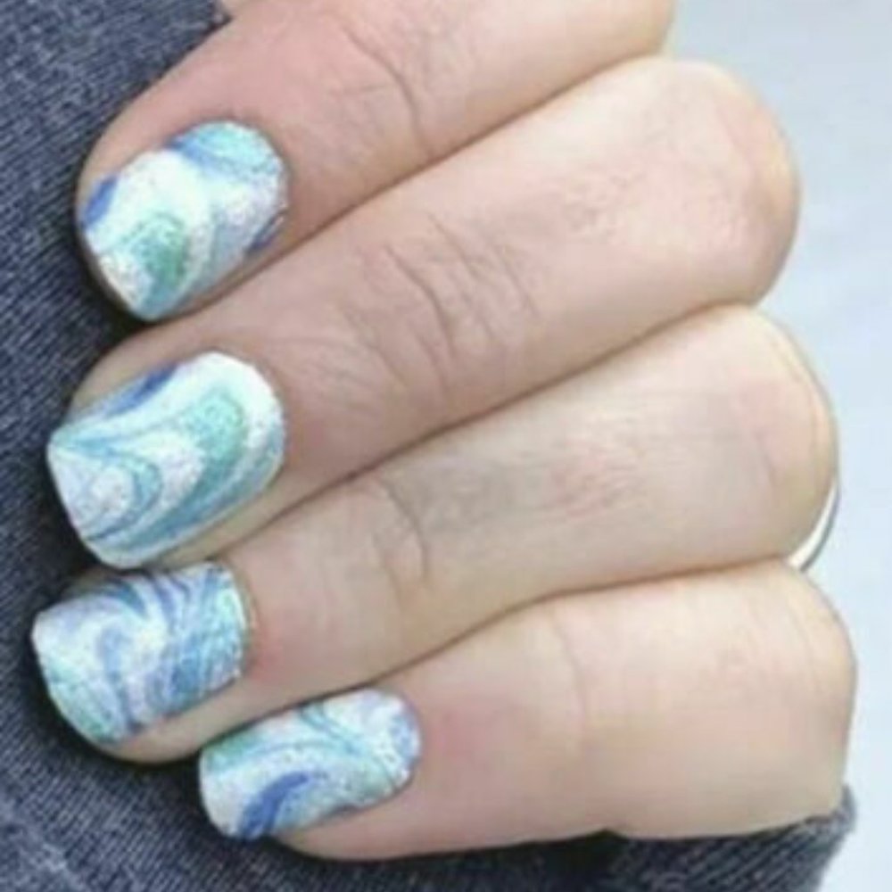 RETIRED Color Street Nail Strips "WATER YOU UP TO?